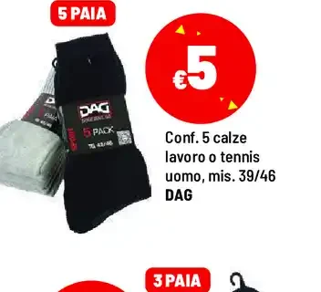 Confezione calze lavoro o tennis uomo