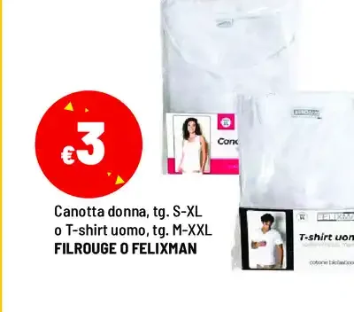 Canotta donna o T-shirt uomo