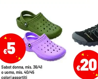 Sabot donna o uomo