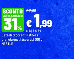 Cereali croccanti Fitness granola
