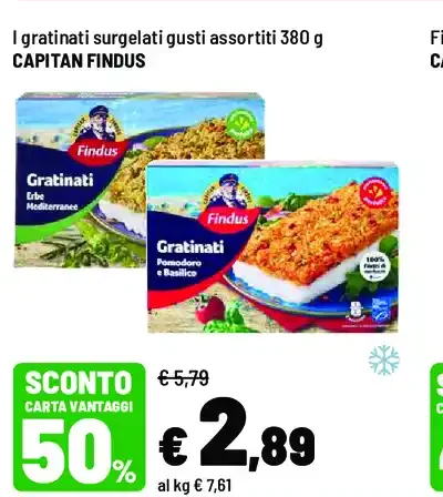 Gratinati surgelati