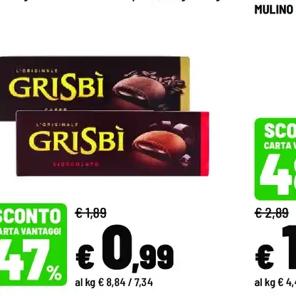 Grisbì gusti assortiti