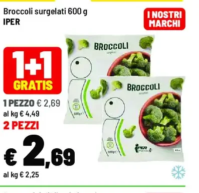 Broccoli surgelati
