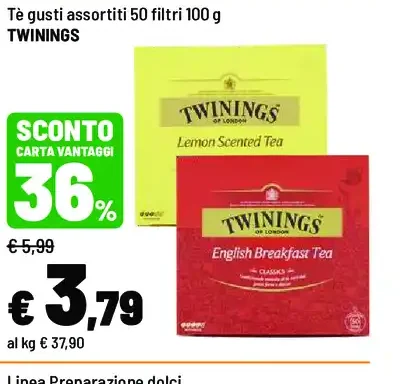 Tè gusti assortiti