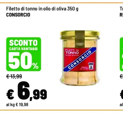 Filetto di tonno in olio di oliva