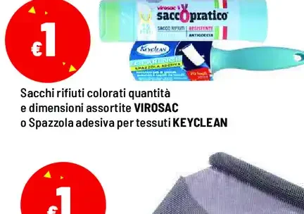 Sacchi rifiuti colorati o spazzola adesiva