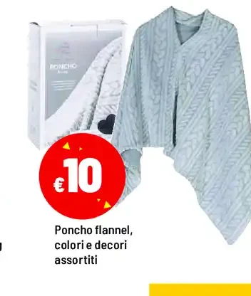 Poncho flannel
