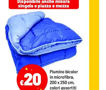 Piumino bicolor