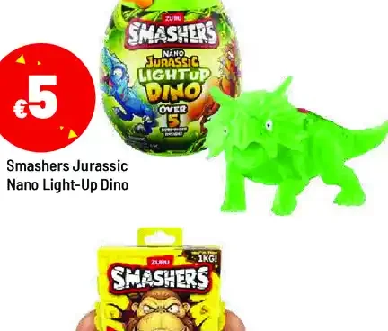 Smashers Jurassic Nano Light-Up Dino