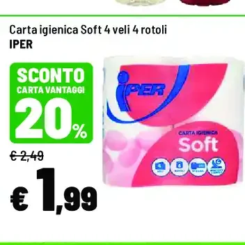 Carta igienica Soft