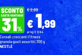 Cereali croccanti Fitness granola