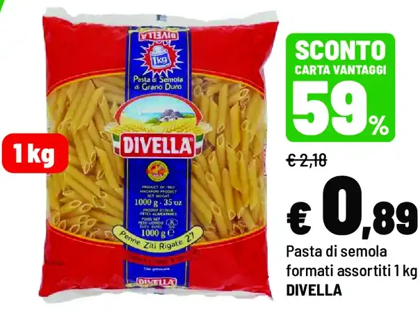 Pasta di semola formati assortiti
