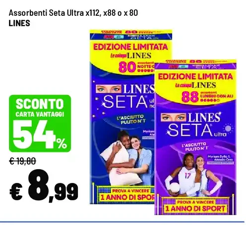 Assorbenti seta ultra