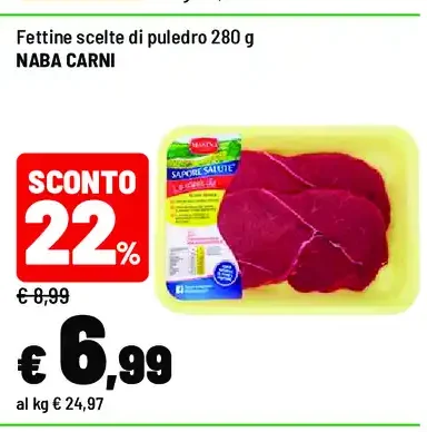 Fettine scelte di puledro