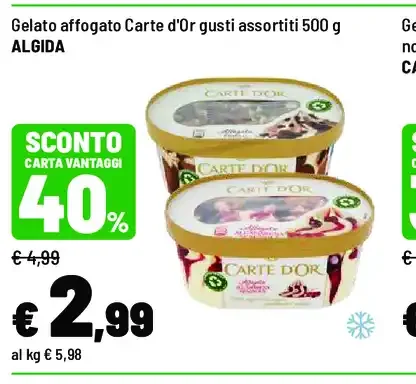 Gelato Carte d'Or