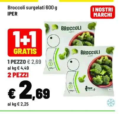 Broccoli surgelati