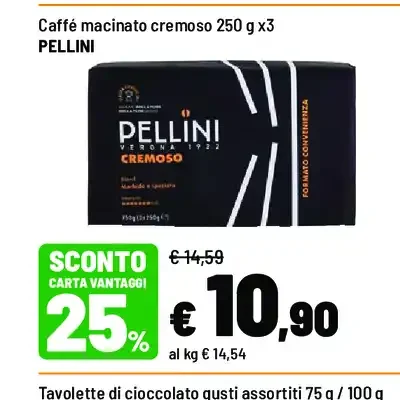 Caffè macinato cremoso