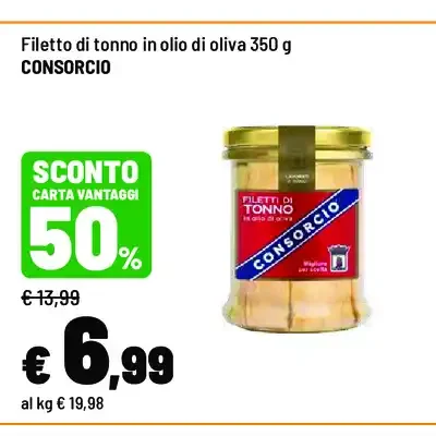 Filetto di tonno in olio di oliva