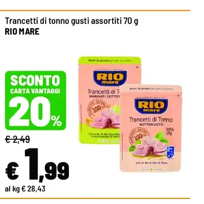 Trancetti di tonno gusti assortiti