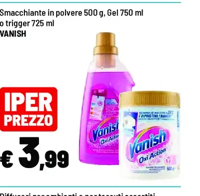 Smacchiante in polvere o gel