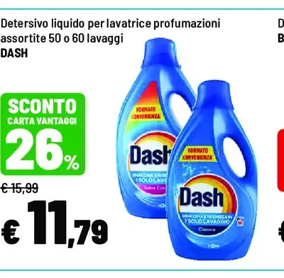 Detersivo liquido lavatrice profumazioni assortite