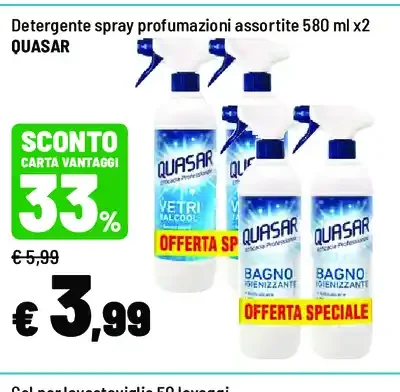 Detergente spray