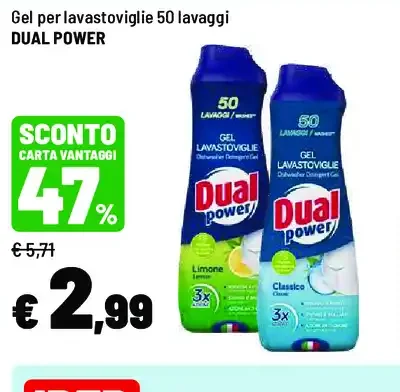 Gel per lavastoviglie