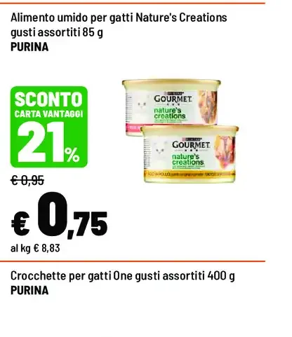 Alimento umido per gatti Nature's Creations