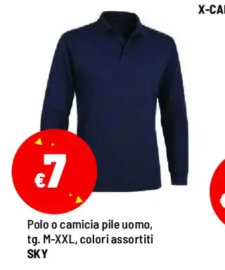 Polo o camicia pile uomo