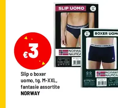 Slip o boxer uomo