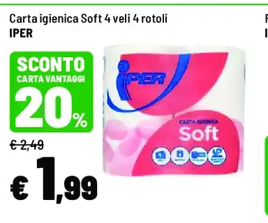 Carta igienica Soft