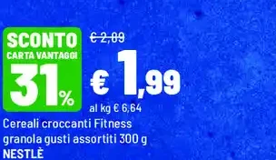 Cereali croccanti Fitness granola