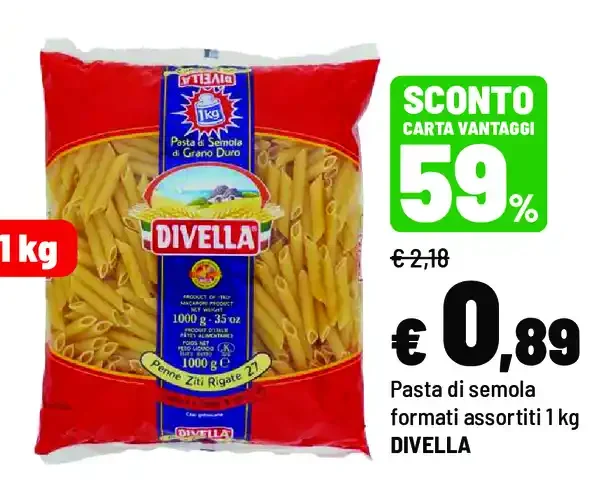 Pasta di semola formati assortiti