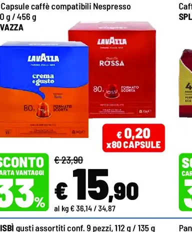 Capsule caffè compatibili Nespresso