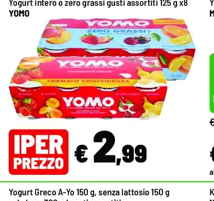 Yogurt assortiti