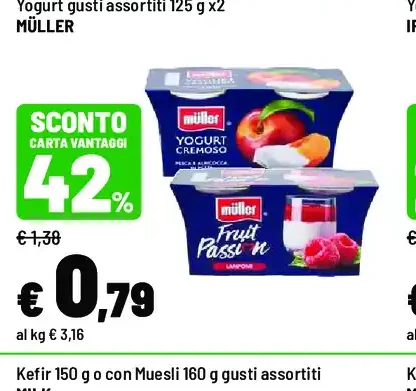 Yogurt gusti assortiti