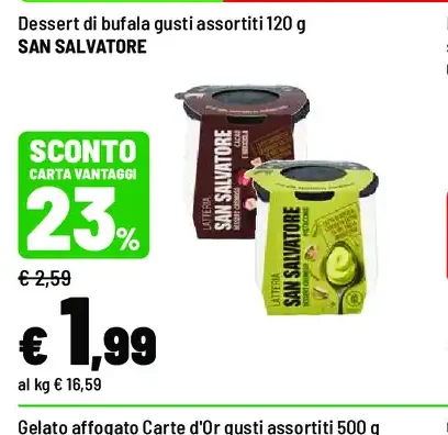 Dessert di bufala