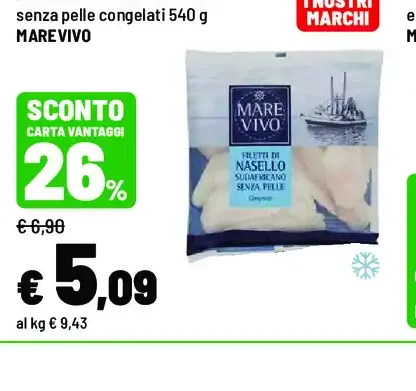 Filetti di nasello sudafricano