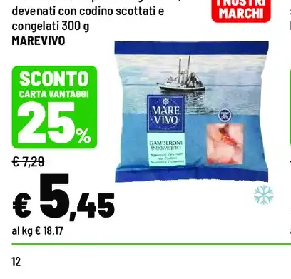 Gamberoni indopacifici sgusciati