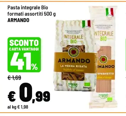 Pasta integrale Bio