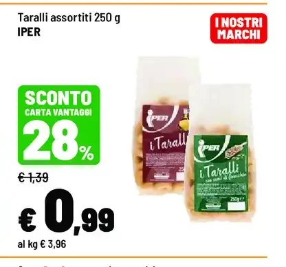 Taralli assortiti