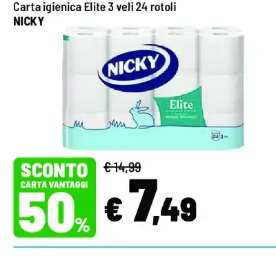 Carta igienica Elite
