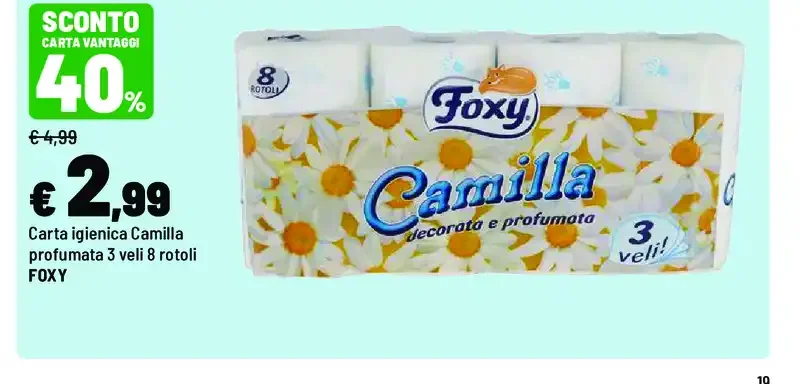 Carta igienica Camilla
