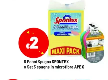 Panni spugna o spugne in microfibra