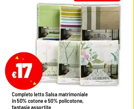 Completo letto Salsa matrimoniale