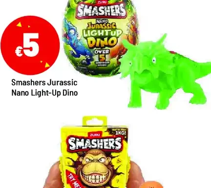 Smashers Jurassic Nano Light-Up Dino