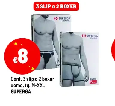Confezione slip o boxer uomo