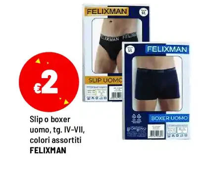 Slip o boxer uomo