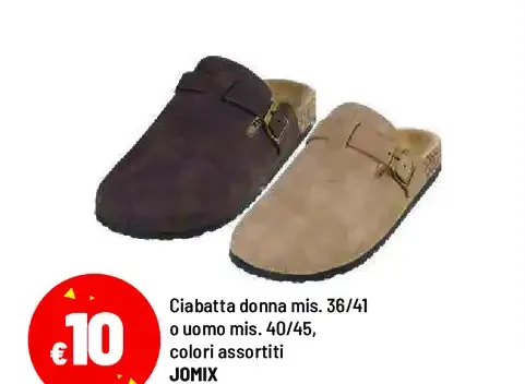 Ciabatta donna o uomo