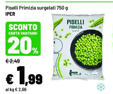 Piselli Primizia surgelati